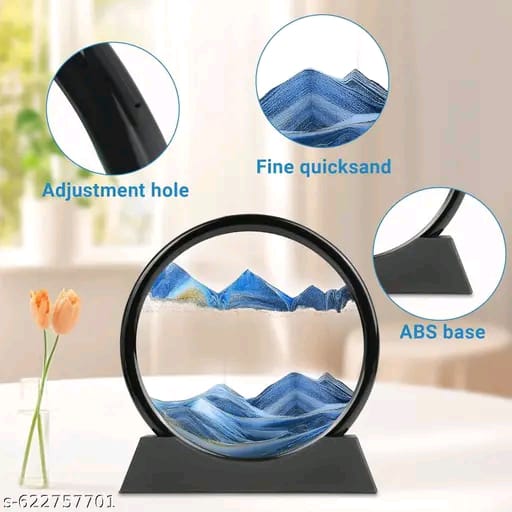 Moving Sand Art, 3D Liquid Motion Deep Sea Sandscape Color Quicksand Decor