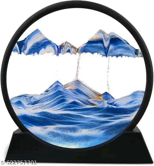 Moving Sand Art, 3D Liquid Motion Deep Sea Sandscape Color Quicksand Decor