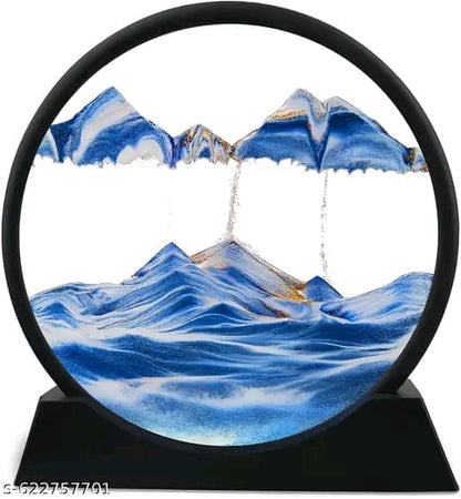 Moving Sand Art, 3D Liquid Motion Deep Sea Sandscape Color Quicksand Decor